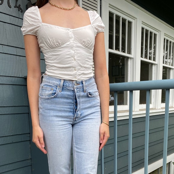 Bershka White Top - Picture 1 of 3